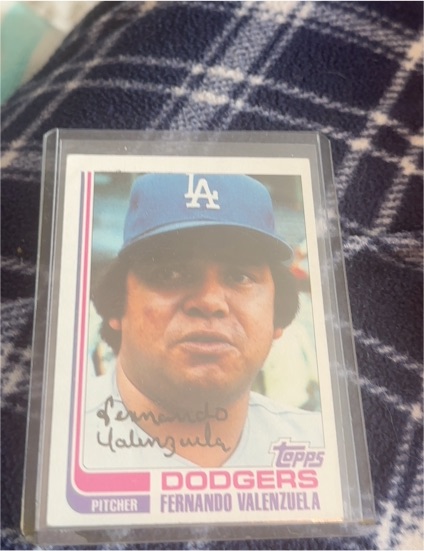 1982 Topps #510 Fernando Valenzuela — front