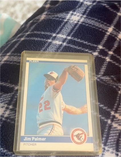 1984 Fleer #16 Jim Palmer — front