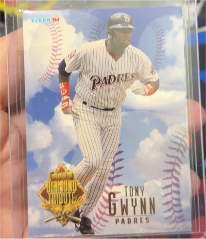 1994 Fleer Update Diamond Tribute #5 Tony Gwynn — front