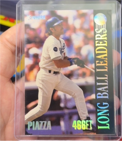 1994 Donruss Long Ball Leaders #7 Mike Piazza — front
