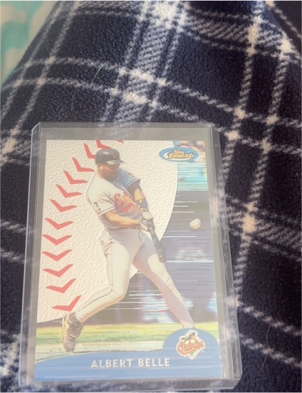 2000 Topps Finest #222 Albert Belle — front