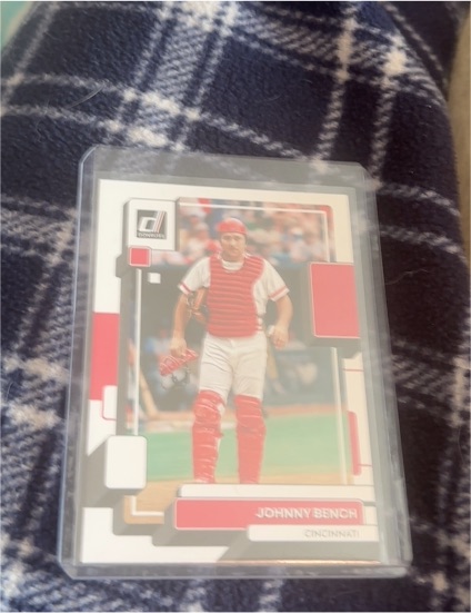 2022 Donruss #195 Johnny Bench — front