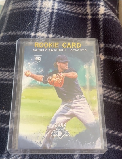 2017 Panini Diamond Kings #129 Dansby Swanson Rookie Card — front