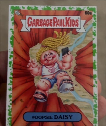 2021 Topps Garbage Pail Kids Go On Vacation #60a #Oopsie Daisy — front
