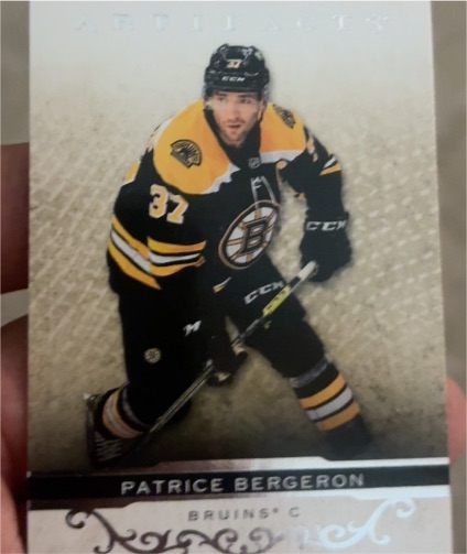 2021-22 Upper Deck Artifacts #40 Patrice Bergeron — front