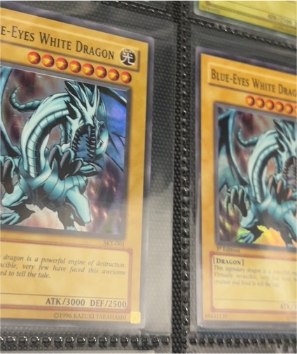 2004 Yu-Gi-Oh! #SKE-001 Blue-Eyes White Dragon — front