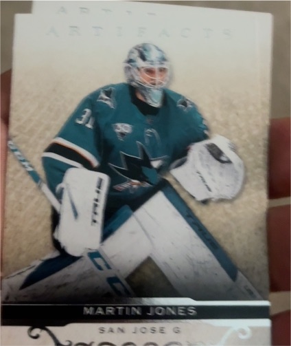 2021-22 Upper Deck Artifacts #53 Martin Jones — front
