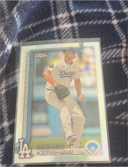 2025 Topps Chrome #146 Clayton Kershaw — front