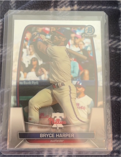 2023 Bowman Chrome #97 Bryce Harper — front