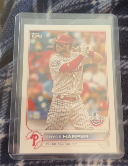 2022 Topps Opening Day #122 Bryce Harper — front
