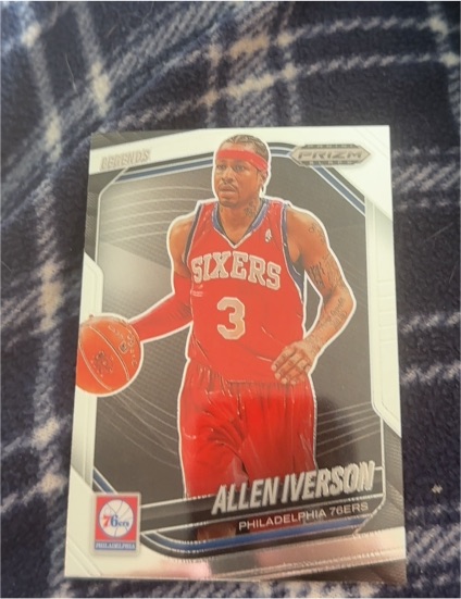 2024-25 Panini Prizm Black #262 Allen Iverson — front
