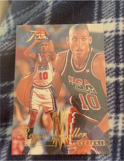 1994-95 Fleer Flair #166 Reggie Miller USA Basketball — front