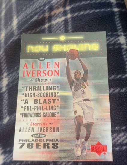 1999 Upper Deck Now Showing #NS20 Allen Iverson — front