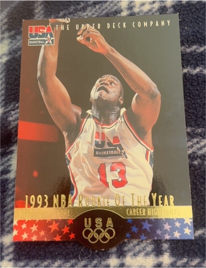 1996 Upper Deck USA #17 Shaquille O'Neal — front