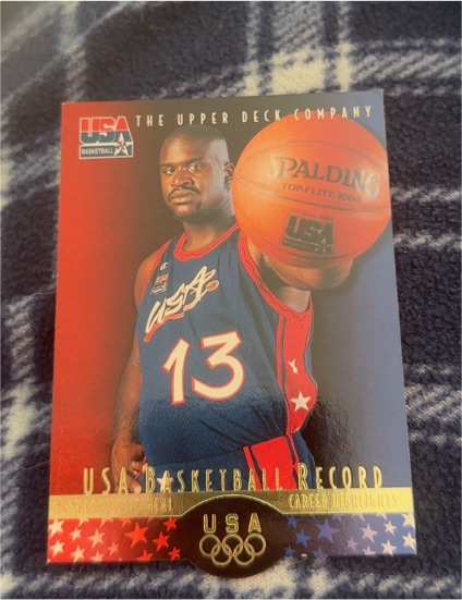 1996 Upper Deck USA Basketball #20SO4 Shaquille O'Neal — front