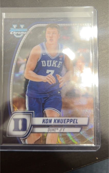 2024-25 Bowman University Chrome #48 Kon Knueppel — front