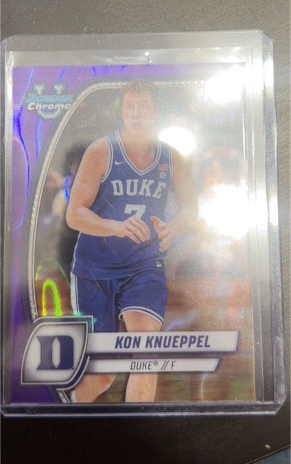 2024 Bowman Chrome University #48 Kon Knueppel — front