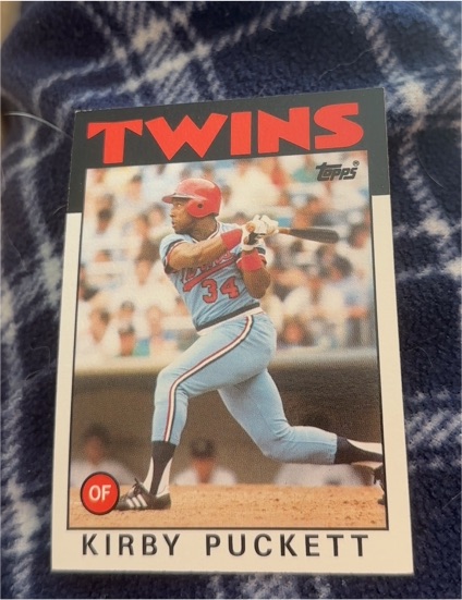 1986 Topps #329 Kirby Puckett — front