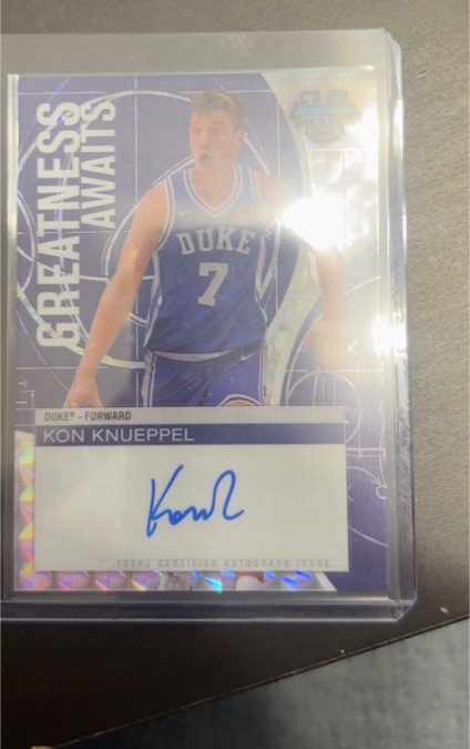 2024-25 Bowman Best University #GAA-KK Kon Knueppel — front