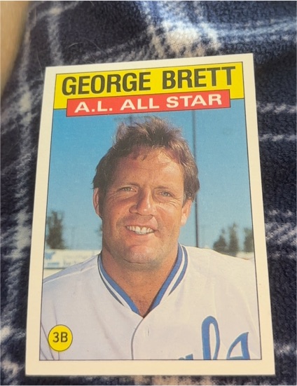 1986 Topps #714 George Brett All-Star — front