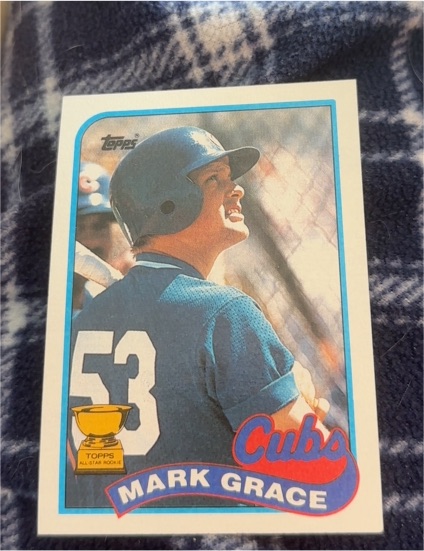 1989 Topps #465 Mark Grace — front