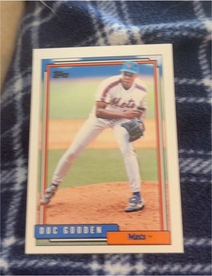 1992 Topps #725 Doc Gooden — front