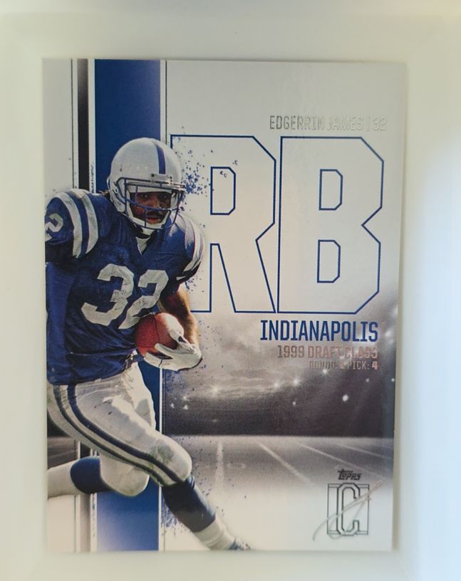 2024 Topps Signature Class #21 Edgerrin James — front