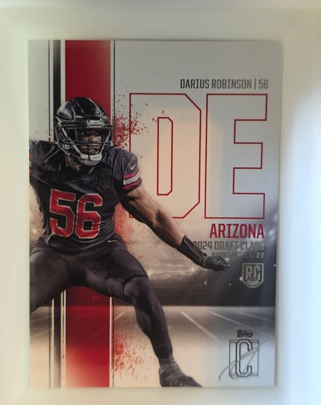 2024 Topps Signature Class #63 Darius Robinson — front