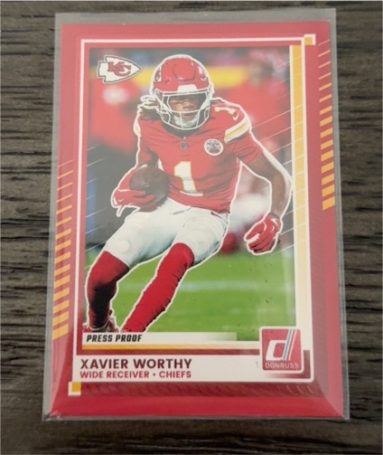 2025 Donruss #170 Xavier Worthy — front
