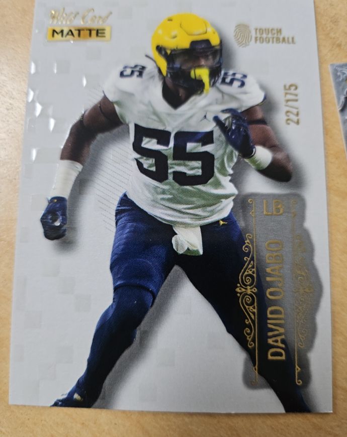 2022 Wild Card Matte White #MB-31 David Ojabo — front