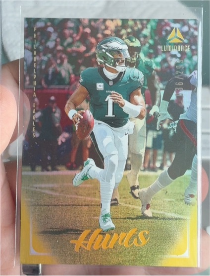 2025 Panini Luminance #17 Jalen Hurts — front