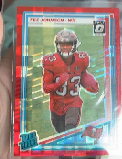 2025 Donruss Optic #313 Tez Johnson — front