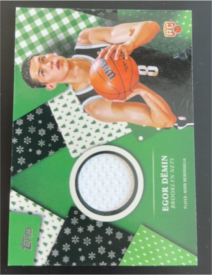 2025 Topps Holiday #HR-8 Egor Drėmin — front