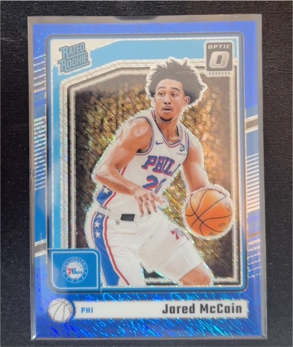 2024-25 Donruss Optic #270 Jared McCain Rated Rookie — front