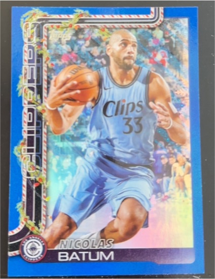 2025-26 Topps Holiday #H116 Nicolas Batum — front