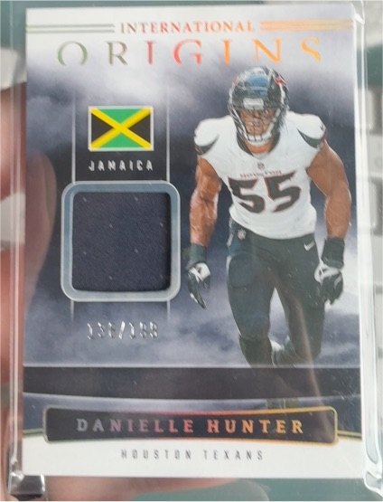 2025 Panini Origins International Origins #IO-DMH Danielle Hunter — front