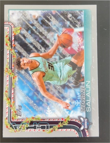 2025-26 Topps Holiday #H57 Tidjane Salaün — front