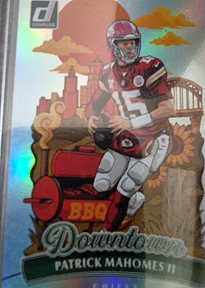 2025 Donruss Downtown #8 Patrick Mahomes II — front