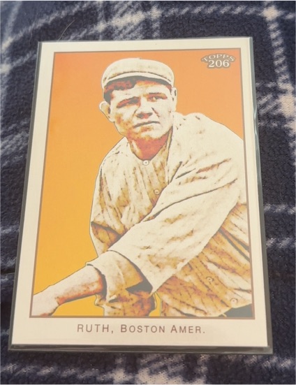 2009 Topps 206 #287 Babe Ruth — front