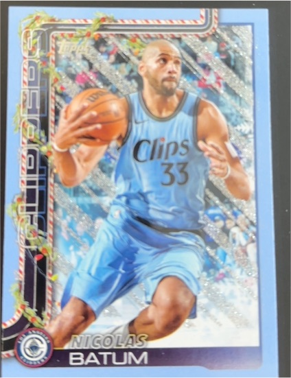 2025-26 Topps Holiday #H116 Nicolas Batum — front
