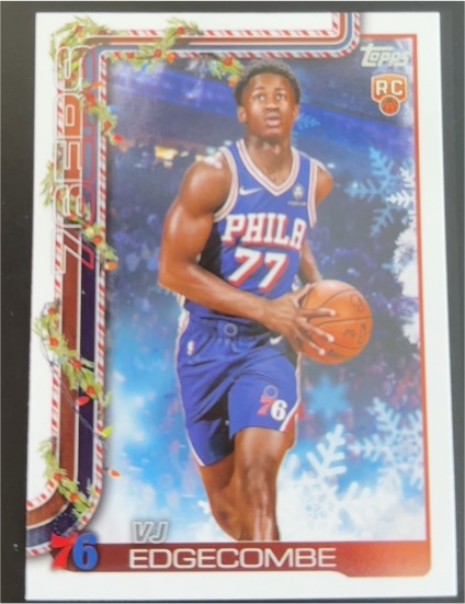 2025-26 Topps Holiday #H163 VJ Edgecombe — front