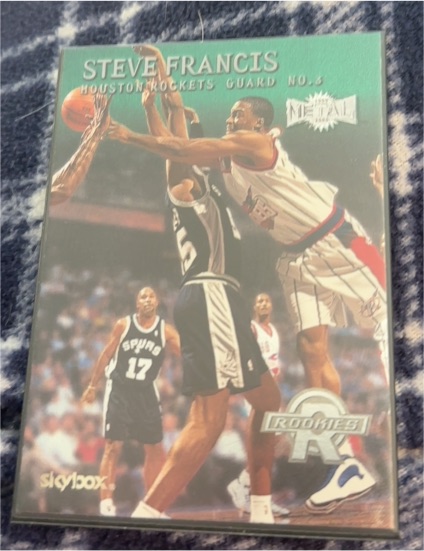 1999 Skybox Metal #6 Steve Francis — front