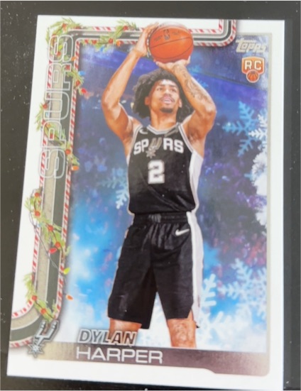 2025-26 Topps Holiday #H162 Dylan Harper — front