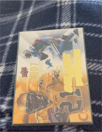 2007 Upper Deck College to Pros #Calvin Johnson — front