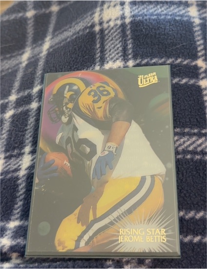 1995 Fleer Ultra Rising Star #1 Jerome Bettis — front