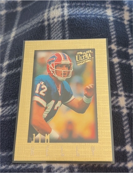 1996 Fleer Ultra Sensations #9 Jim Kelly — front