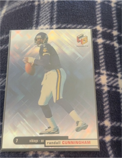 1999 Upper Deck HoloGrFX #7 Randall Cunningham — front
