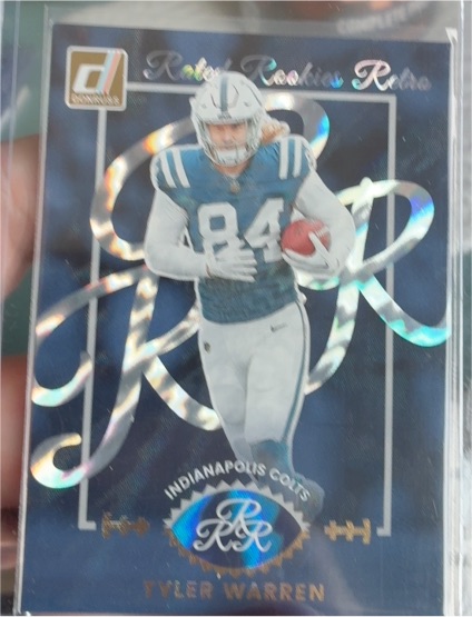 2025 Donruss Rated Rookies Retro #9 Tyler Warren — front