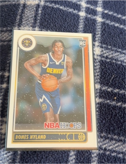 2021-22 Panini NBA Hoops #224 Bones Hyland — front