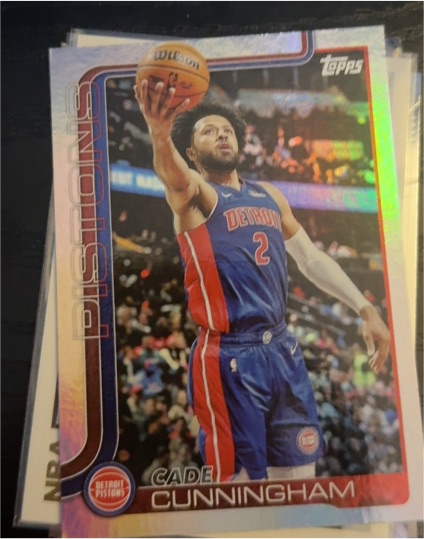 2025-26 Topps #40 Cade Cunningham — front